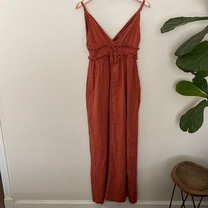 Roxy rust colored maxi dress